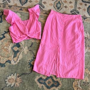 2 pc skirt set- size S